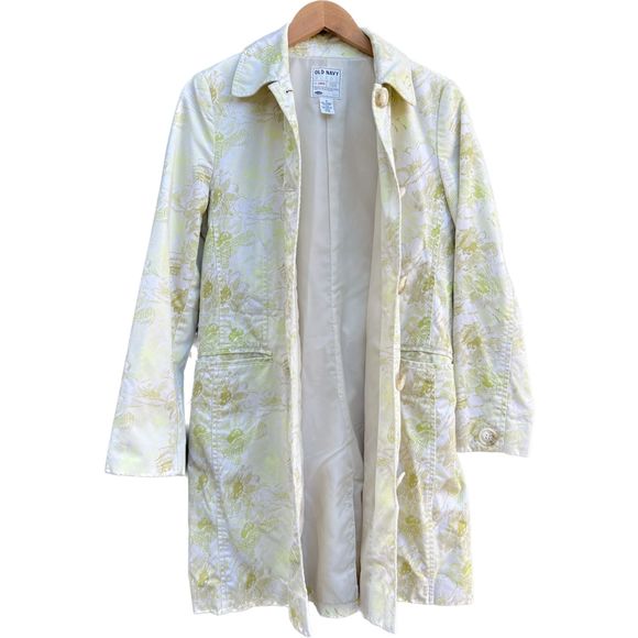 Old Navy Cotton Trench, Medium, EUC, matches everything! - Picture 2 of 6